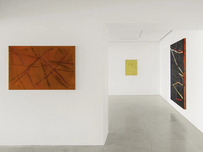 Max Huckle, Under the sun, beneath the rain, exhibition view. Courtesy of Leo Gallery