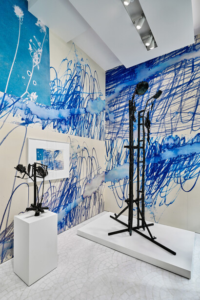 Sterling Ruby, Till death do us part, exhibition view. Courtesy of Gagosian Gallery