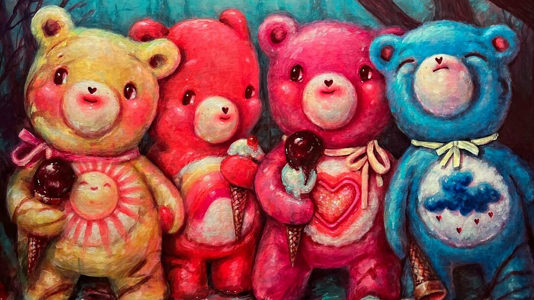 Brandi Milne, No One Has a Real Friend (detail). Courtesy of the artist and Corey Helford Gallery