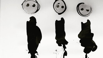 Davide Napoli, Comme si de loin, encre de chine sur papier dessin, 21 x 29,7 cm, 2020, detail