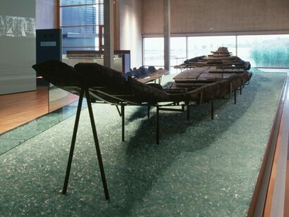 Yesterday…Between the Mediterranean and the North Sea, exhibition view. Courtesy of Laténium