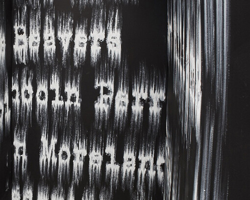 Gary Simmons. Courtesy of The Drawing Center