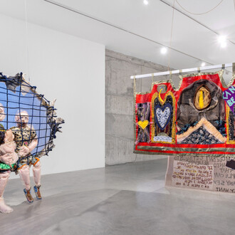 Ruben Montini, Come fuoco in una pozzanghera come fuoco spento, exhibition view. Courtesy of Prometeo Gallery