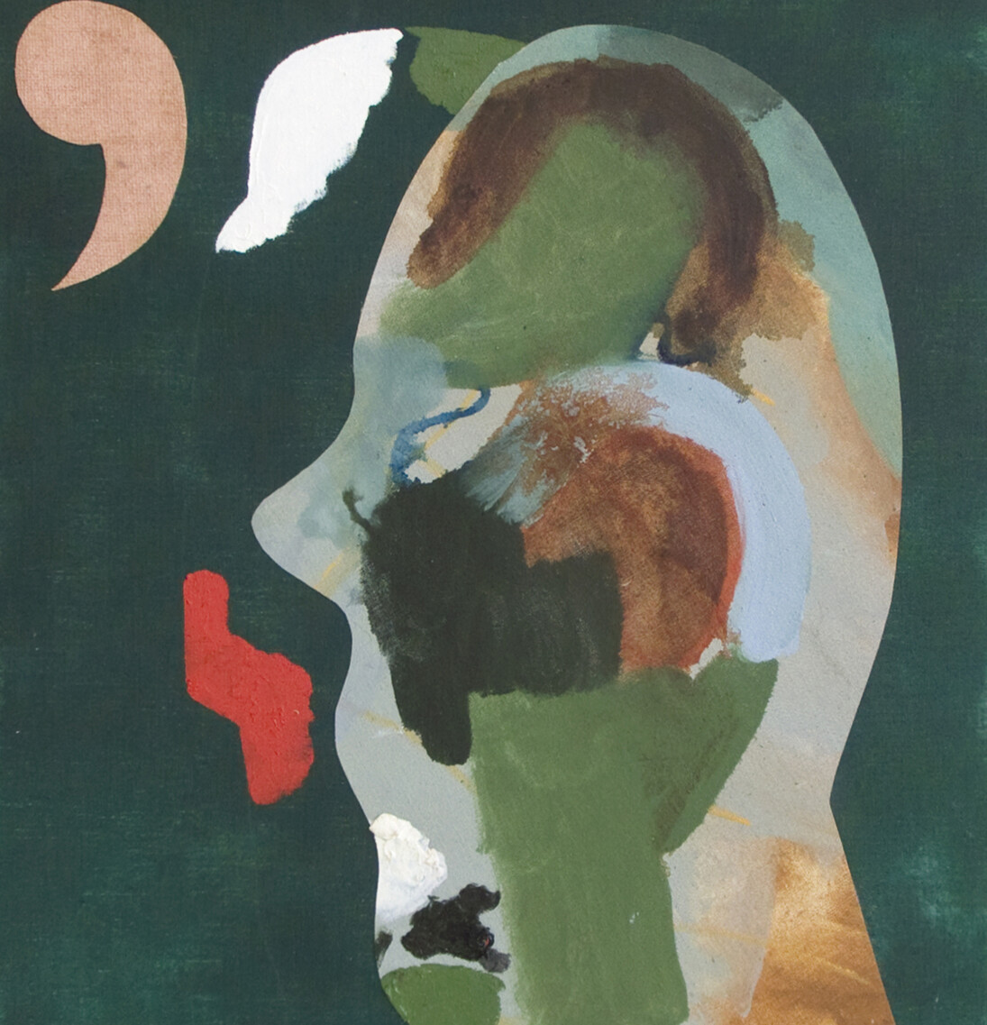 Dave McDermott, Journey Through The Past, 2015
Oil, canvas, linen, wax, jute, yarn on panel, 63.5 x 53.3 cm / 25 x 21 in, © Dave McDermott
Courtesy the artist, Brennan & Griffin and Hauser & Wirth