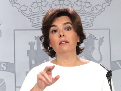 S. de Santamaría, vicepresidenta del Gobierno de España 