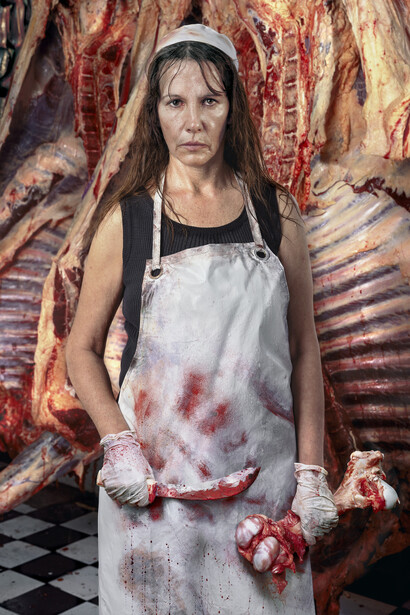 Marcos López, Carnicera (detail), Buenos Aires, 2005. Courtesy of the Larivière Foundation