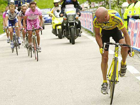 Marco Pantani al Giro d'Italia