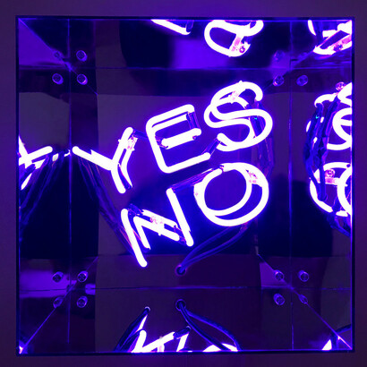 Indira Cesarine x Neon. Courtesy of Le Board