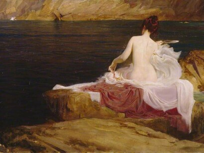 Herbert James Draper, L'isola di Calipso