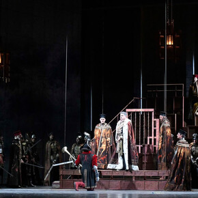 Simon Boccanegra, veduta della performance. Cortesia del Teatro La Fenice