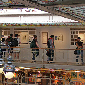 The art of comic strip. Courtesy of Comics Art Museum