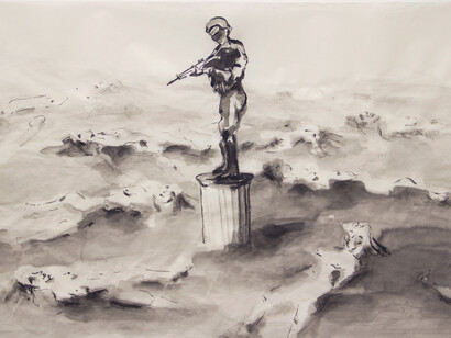 Yvonne Feng, 'You are one of us', ink on Chinese paper, 45.5 x 69.5 cm, 2014