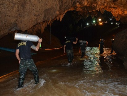 Rescues in Thai Cave