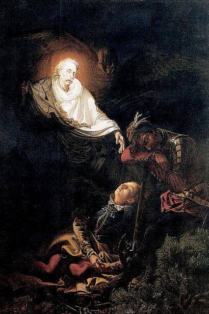 Madarász, Viktor, The Dream of an Exile (Thököly's Dream, 1856)