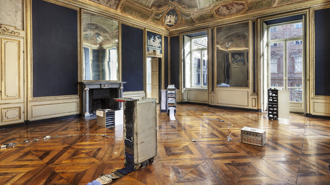 Jac Leirner. Courtesy of Galleria Franco Noero
