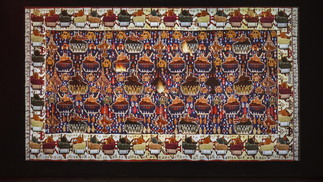 Installation view of Nevet Yitzhak’s WarCraft, Yossi Milo Gallery. © Thomas Seely, Courtesy Yossi Milo Gallery, New York