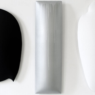 Cesare Berlingeri, Trittico Trinità, 2010, Tecnica mista su tela sagomata, cm 150,5 x 93,5 Courtesy private collection, Reggio Calabria Photo by Giovanni Fava
