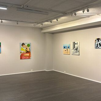 Andrej Savski, Variaciones de la mirada, vista de exhibición. Cortesía de Galería La Balsa