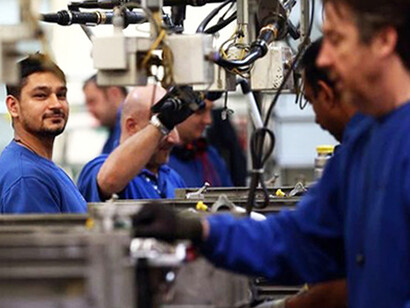 Ford factory workers