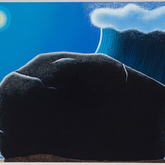 Matthew F Fisher, A Religious Hermit, 2014, Acrylic on canvas, 15” x 19”