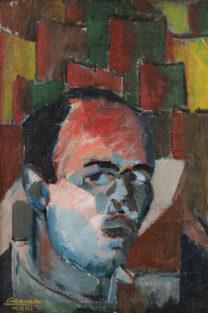 John D. Graham, Self portrait, 1923. Courtesy of Rosenberg & Co.