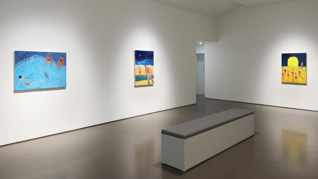 Katherine Bradford, Living a dream, exhibition view. Courtesy of Gallery Hyundai 