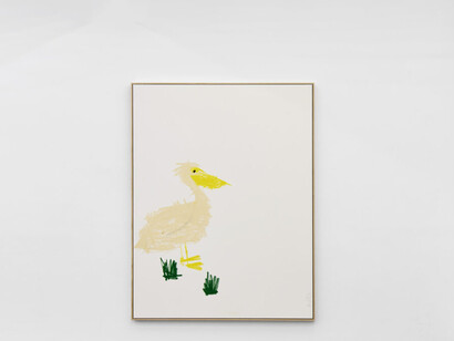 Andi Fischer, Enorm viele Vögel fliegen, Ausstellungsansicht. Mit freundlicher Genehmigung von Sies + Höke