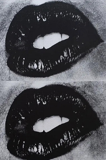 Daido Moriyama, Untitled (Lip 9 times) (detail), 2001. Courtesy of Hamiltons Gallery