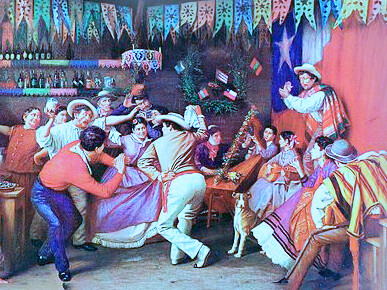 El cuadro de Mauricio Rugendas, 'La Cueca'