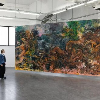 Christopher Kulendran Thomas, Safe Zone, vue de l'exposition. Avec l'aimable autorisation de WIELS