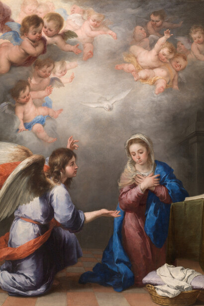Bartolomé Murillo, La Anunciación, c. 1660, Museo del Prado, España