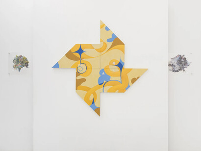 Various artists, Off-kilter, exhibition view. Courtesy of 5-50 Gallery
