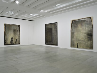 Michael Joo, Untitled (Radiohalo 1), Untitled (Radiohalo 2), Untitled (Radiohalo 3), installation view, 2016, Courtesy the artist and BlainSouthern