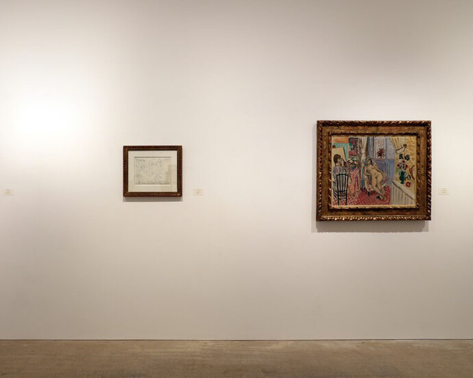 Matisse, Exhibition view. Courtesy of Bernard Jacobson Gallery