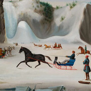 Robert Clow Todd, Corbeau à la chute Montmorency, 1845. Avec l'aimable autorisation du Musée des beaux-arts de Montréal