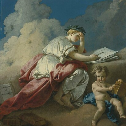 «Alegoría de la Poesía»(1760), Auger Lucas
