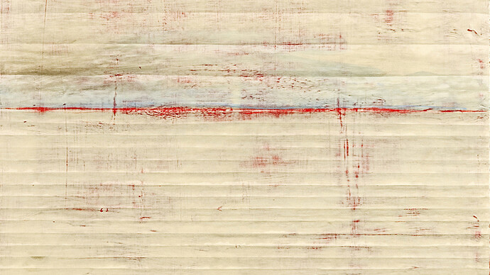 Palimpsest LVII 2001, 24x24, silverpoint acrylic on paper on wood