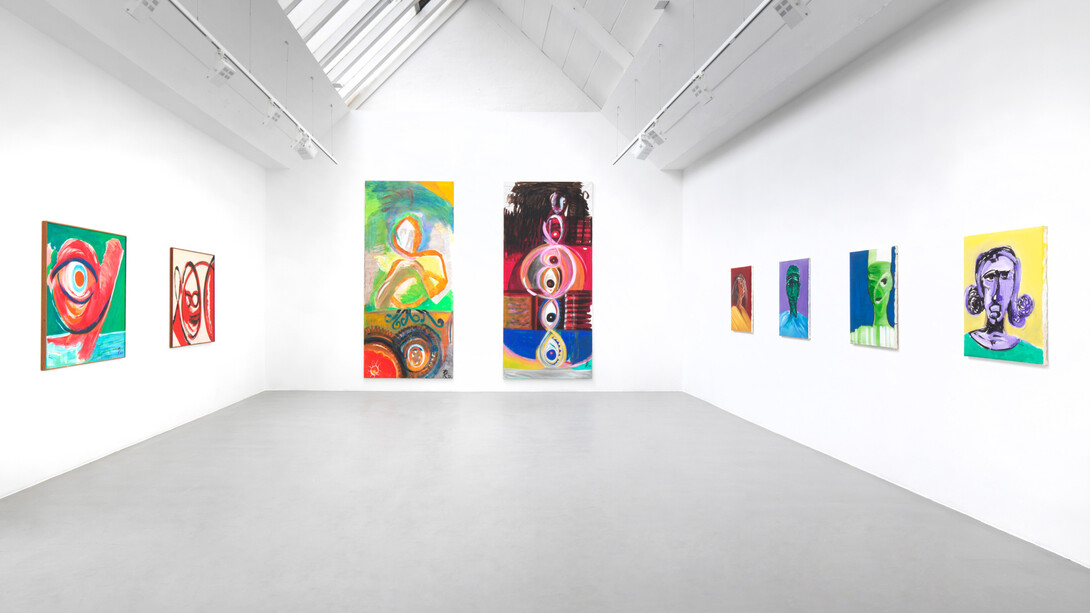 El Hadji Sy, exhibition view. Courtesy of Galerie Barbara Thumm