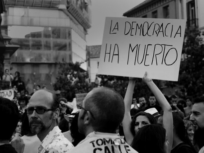 Protestas a favor de la democracia