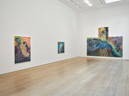 Tammy Nguyen, A comedy for mortals: Paradiso, exhibition view. Courtesy of Lehmann Maupin 
