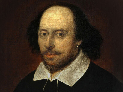 Retrato de William Shakespeare atribuido a John Taylor, 1610 (detalle)