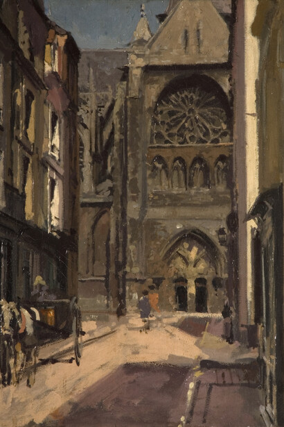 Walter Sickert, La Rue Pecquet, 1900, oil on canvas, 55 x 45.7cm, Birmingham Museums Trust on behalf of Birmingham City Council, Image courtesy of Birmingham Museums Trust