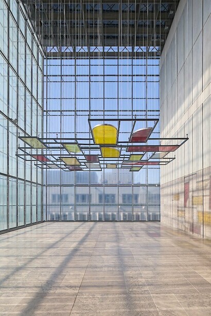 Rosa Barba, Under the canopy, ausstellungsansicht. Mit freundlicher genehmigung des Museums der bildenden Künste Leipzig