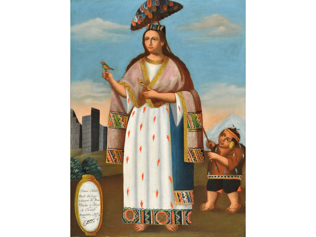 Unidentified Artist . Mama Ocllo, 1835/45 . Carl and Marilynn Thoma Collection.