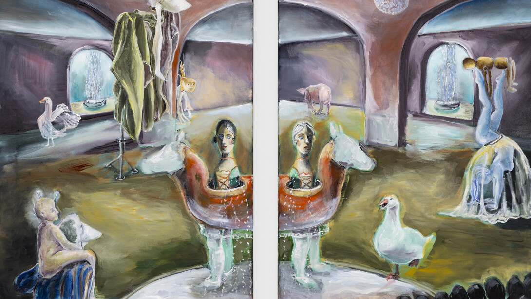 Klodin Erb, Danke, ich schlafe gut 2 (detail), 2026. Courtesy of the artist and Galerie Urs Meile