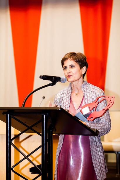 Marina Spadafora at the United Nations, New York