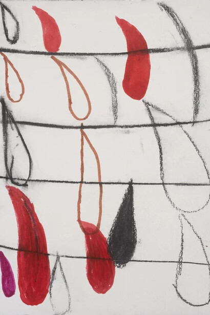 Sharon Kaitz, Tears I (detail), 2020. Courtesy of Kingston Gallery