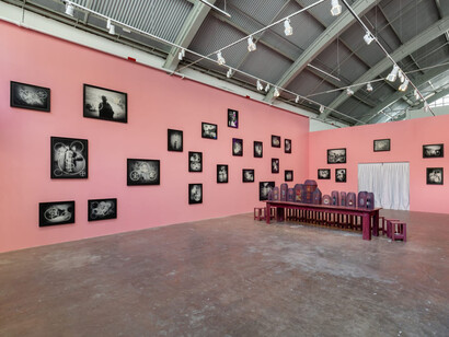 Paulo Nazareth, Nazarethana, exhibition view. Courtesy of Mendes Wood DM Gallery