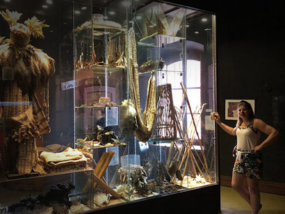 Sala de Arte Indígena en el Centro Cultural de la República El Cabildo, Asunción, Paraguay