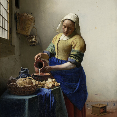 Vermeer, Die Milchmagd, 1660